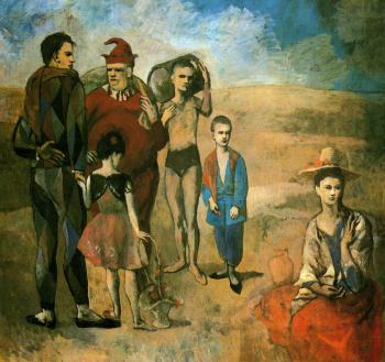 Pablo Picasso : the saltimbanques